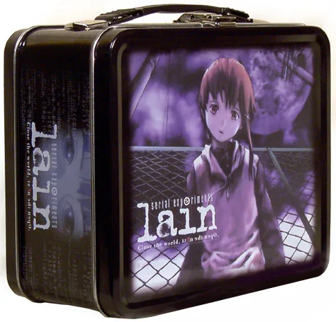 Lain lunchbox DVD set and lunchboxes